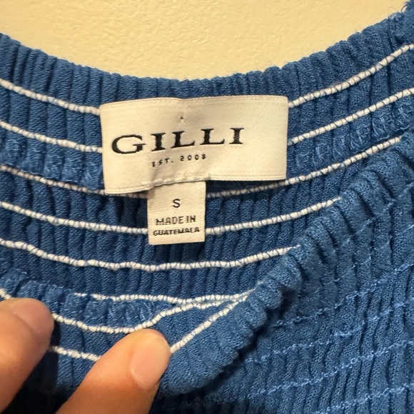 Gilli Blue Wide Leg Jumpsuit - Picture 4 of 5